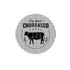 Sousplat Churrasco Preto - 1 Peça - Com Base