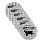 Sousplat Churrasco Preto - 1 Peça - Com Base