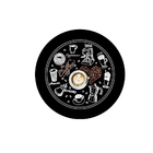 Sousplat Coffee Black - 1 Peça - Sem Base