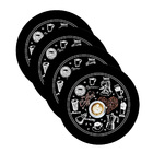 Sousplat Coffee Black - 4 Peças - Sem Base