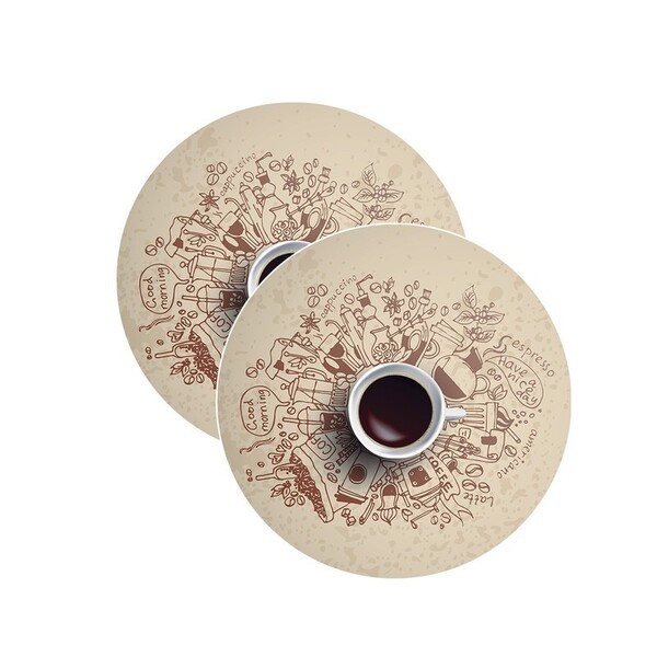 Sousplat Coffee Xícara - 2 Peças - Sem Base