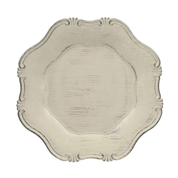 Sousplat Corinto Ivory