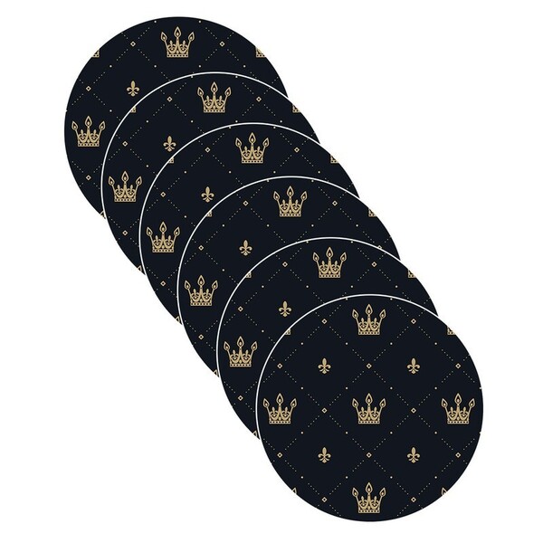 Sousplat Coroa - 6 Peças - Sem Base