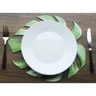 Sousplat Costela De Adão Verde Em Mdf 37x33cm