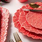 Sousplat Daisy Coral