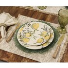 Sousplat Dallas Snow Green