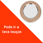 Sousplat De Inox Ouro Envelhecido Escovado James F