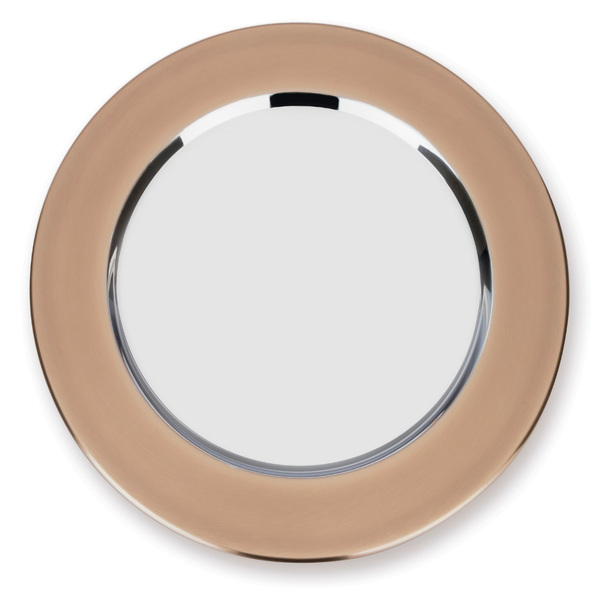 Sousplat De Inox Ouro Envelhecido Escovado James F