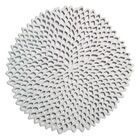 Sousplat De Madeira Branco