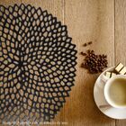 Sousplat De Madeira Preto