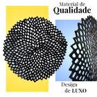 Sousplat De Madeira Preto