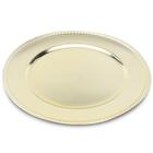 Sousplat De Plástico Borda Relevo 2x33x33cm C/1 Pç Hubme