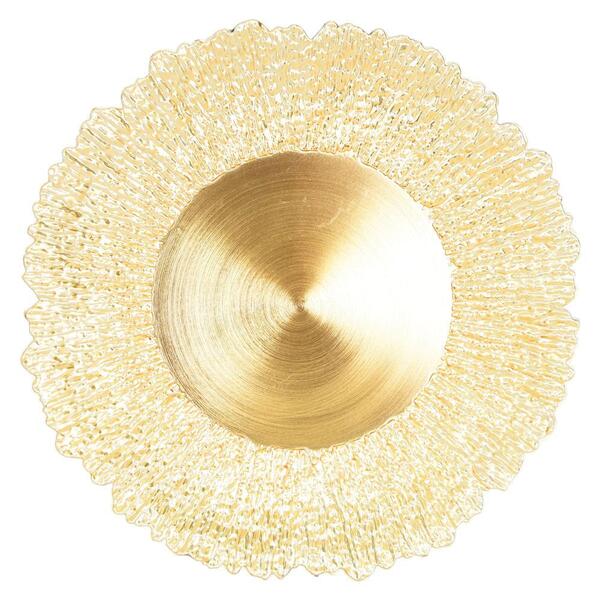 Sousplat De Plástico Desconstruído 33cm C/1 Pç Hubme