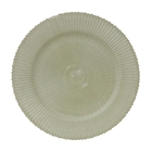 Sousplat De Plástico Ônix Verde 33cm