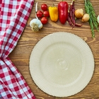 Sousplat De Plástico Ônix Verde 33cm