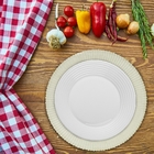 Sousplat De Plástico Ônix Verde 33cm