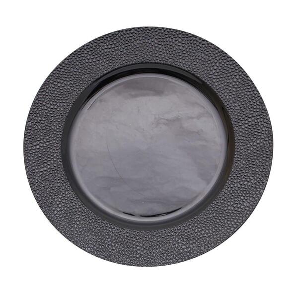 Sousplat De Plástico Trabalho Preto 2x33x33cm 1922246 Hubme