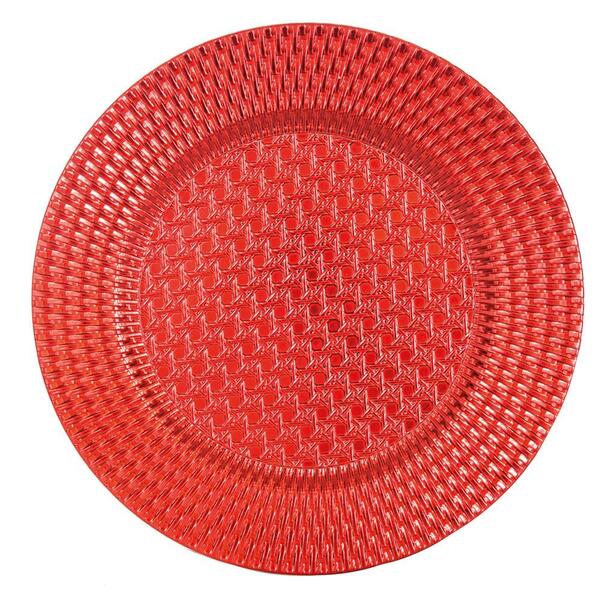 Sousplat De Plástico Trançado Vrm 2x33x33cm 1104790 Hubme