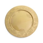 Sousplat Decorativo Natalino Dourado 33 Cm - Indo Decorar