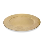 Sousplat Decorativo Natalino Dourado 33 Cm - Indo Decorar