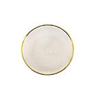 Sousplat Em Cristal Wolff Agate 33x2cm Dourado