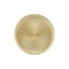 Sousplat Em Cristal Wolff Dots 33cm Dourado