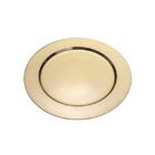 Sousplat Em Inox Wolff 33cm Dourado