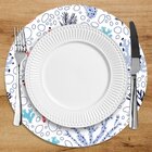 Sousplat Em Mdf Com Estampa Algas Marinha