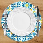 Sousplat Em Mdf Com Estampa Azulejo Português