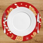 Sousplat Em Mdf Com Estampa Biscoitos Natal