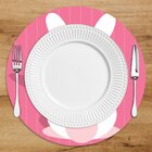 Sousplat Em Mdf Com Estampa Coelho Da Páscoa De Costas