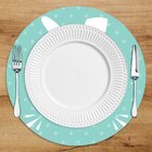 Sousplat Em Mdf Com Estampa Coelho Feliz Páscoa Verde