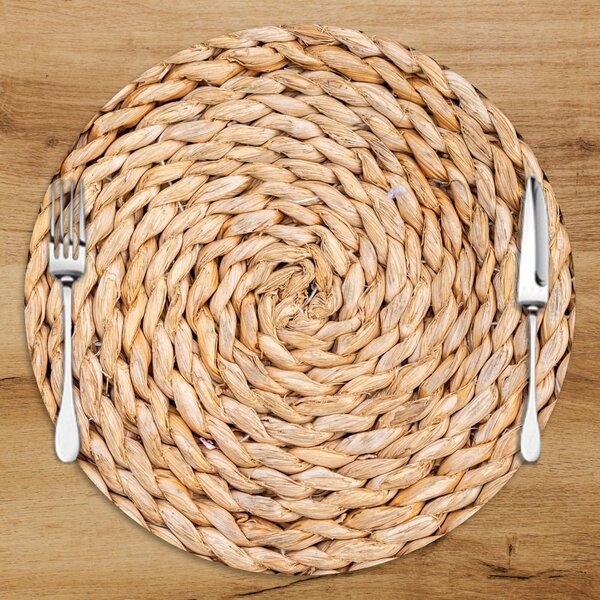 Sousplat Em Mdf Com Estampa De Palha