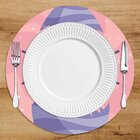 Sousplat Em Mdf Com Estampa Feliz Páscoa Ovo Lilás