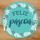 Sousplat Em Mdf Com Estampa Feliz Páscoa Ramo De Flores