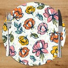 Sousplat Em Mdf Com Estampa Flores Coloridas