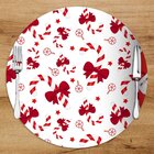 Sousplat Em Mdf Com Estampa Laços De Natal