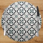 Sousplat Em Mdf Com Estampa Ladrilho