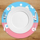 Sousplat Em Mdf Com Estampa Orelhas Coelho Da Páscoa