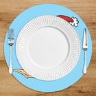 Sousplat Em Mdf Com Estampa Papai Noel Lendo Lista De Present