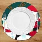 Sousplat Em Mdf Com Estampa Personagens Natal