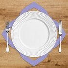 Sousplat Em Mdf Pétalas Lilás 35x35cm