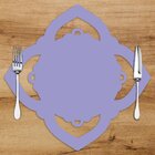 Sousplat Em Mdf Pétalas Lilás 35x35cm