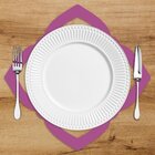 Sousplat Em Mdf Pétalas Roxo 35x35cm