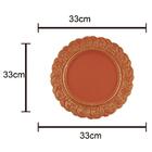 Sousplat Em Plástico Bon Gourmet 33cm 61122 Rosé