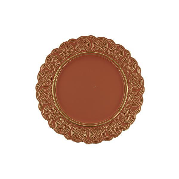 Sousplat Em Plástico Bon Gourmet 33cm 61122 Rosé