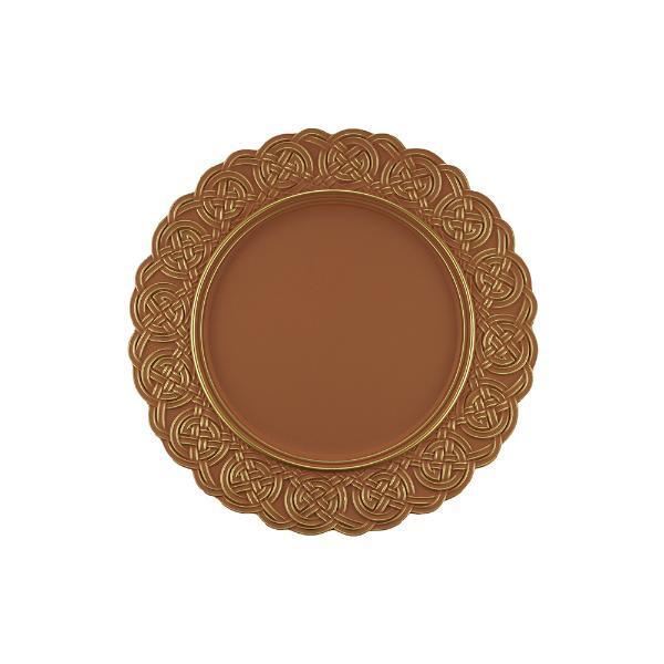 Sousplat Em Plástico Bon Gourmet 33cm 61123 Terracota