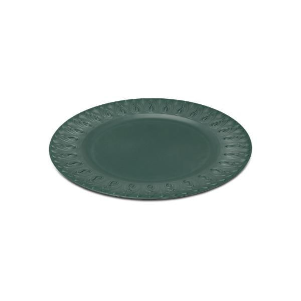 Sousplat Em Plástico Haus Happiness 33cm Verde