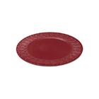 Sousplat Em Plástico Haus Happiness 33cm Vermelho
