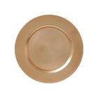 Sousplat Em Plástico Lyor Opala 33cm Cobre